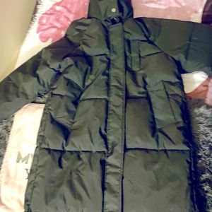 Long black coat size XL